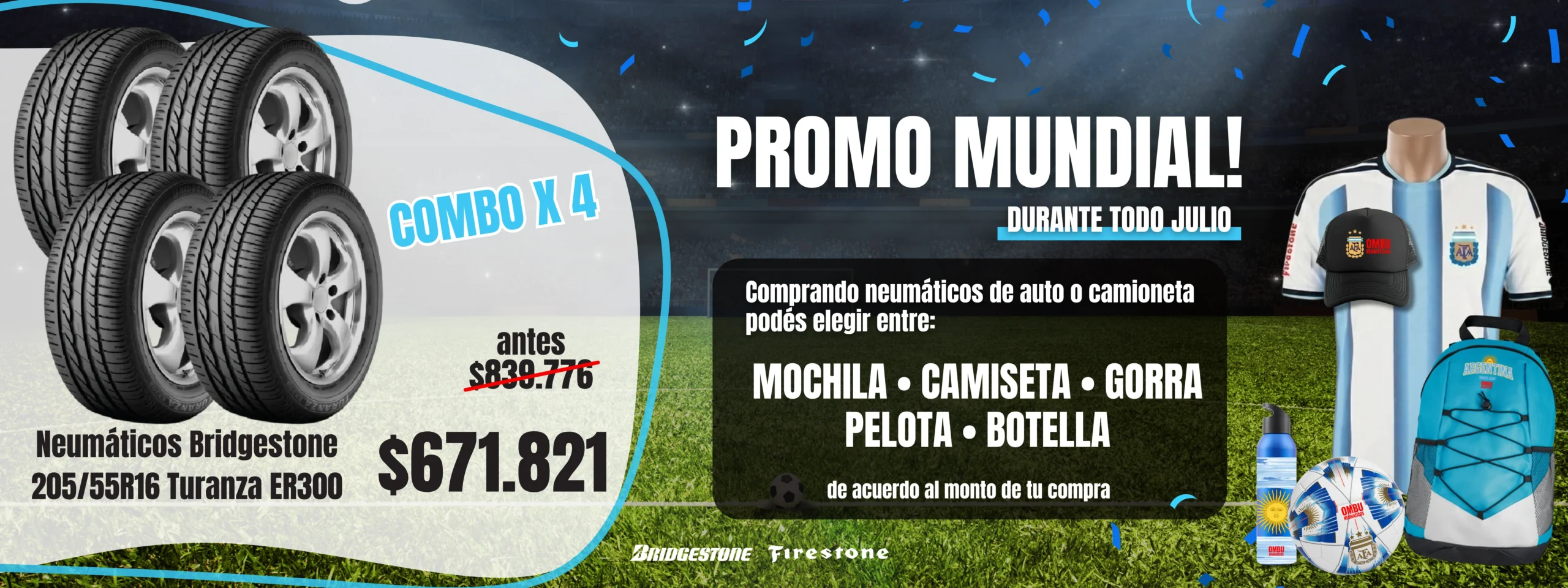 Combo + Promo Mundial - Banner Web