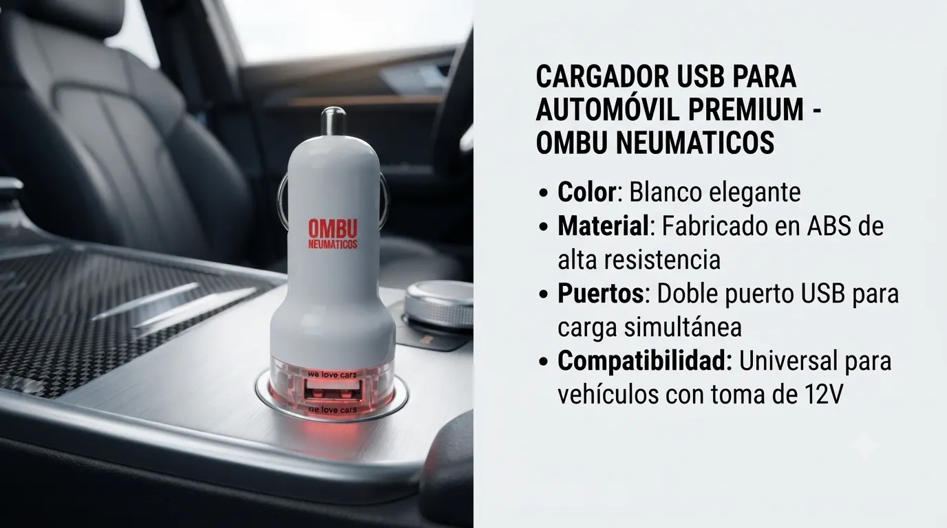 cargador usb auto
